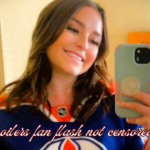 oilers fan flash not censored