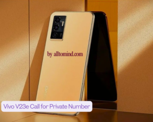 vivo v23e call for private number